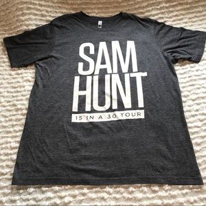 Sam Hunt 15 In A 30 Tour Concert Graphic Tee - XXL